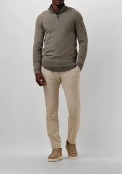 PROFUOMO e klassiek overhemd shirt x-cutaway sc sf japanese knitted groen Best