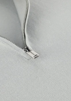 PROFUOMO e trui half zip luxury basic groen Online