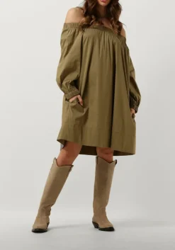 SEMICOUTURE e mini jurk s4sk26 dress groen Best