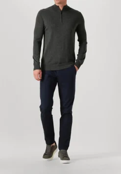 STEFANO LAURAN e trui half zip anders groen Outlet