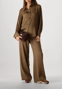 SUMMUM e blouses blouse silky touch groen Outlet