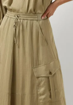 SUMMUM e midirok skirt silky touch groen Discount