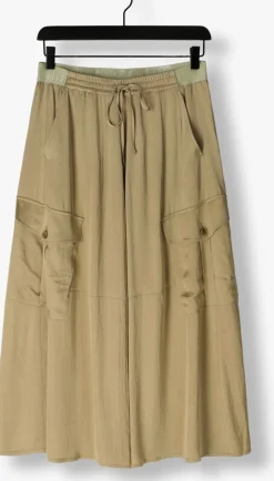 SUMMUM e midirok skirt silky touch groen Discount