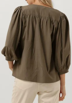 SUMMUM e top top short sleeves modal blend groen Best