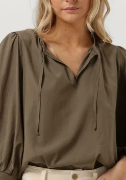 SUMMUM e top top short sleeves modal blend groen Best