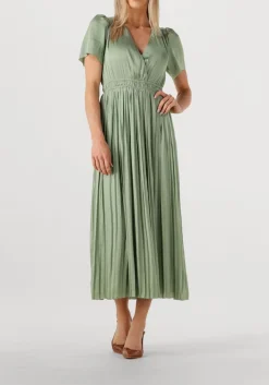 SUNCOO e maxi jurk cyra groen Clearance