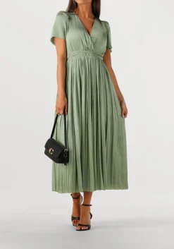 SUNCOO e maxi jurk cyra groen Clearance