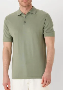 THE GOODPEOPLE e polo plan groen Outlet