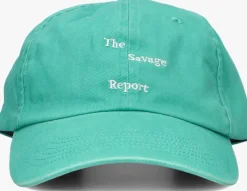 THE SAVAGE REPORT e pet cap groen Clearance