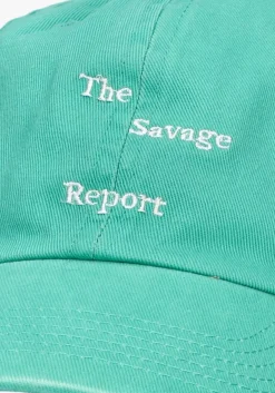 THE SAVAGE REPORT e pet cap groen Clearance