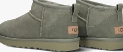 UGG e vachtlaarzen w classic ultra mini groen