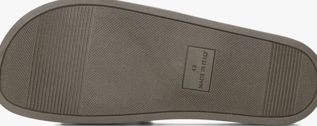 WOOLRICH e badslippers slide sandal groen Clearance