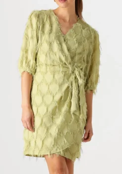 AAIKO mini jurk florica fringe pes 482 khaki Outlet