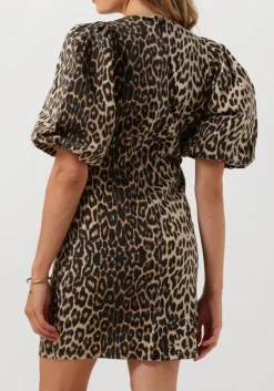 CO'COUTURE mini jurk leocc crop puff dress khaki Online