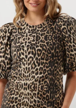 CO'COUTURE mini jurk leocc crop puff dress khaki Online