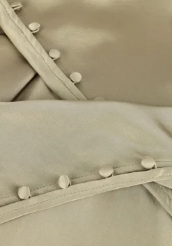 DANTE6 blouses rocco satin button detail top khaki Online