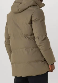 GENTI gewatteerde jas chris khaki Hot