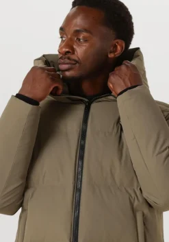 GENTI gewatteerde jas chris khaki Hot