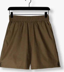 GESTUZ korte broek lizagz linen hw shorts khaki Hot