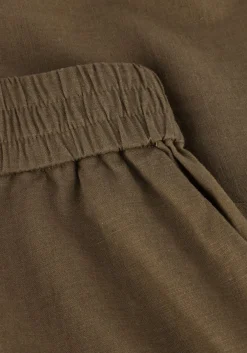 GESTUZ korte broek lizagz linen hw shorts khaki Hot