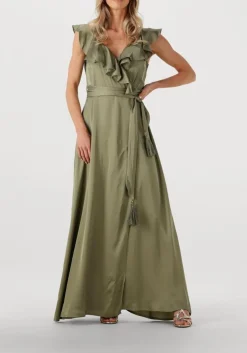 NEMA maxi jurk n162 khaki Discount