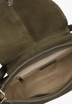 NÚNOO núnoo schoudertas maria stitch khaki Sale