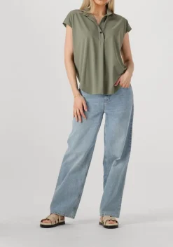 PENN & INK blouses blouse khaki Clearance