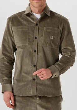 THE GOODPEOPLE overshirt snewy khaki Clearance