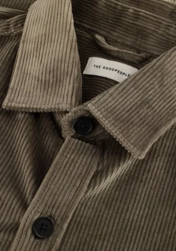 THE GOODPEOPLE overshirt snewy khaki Clearance