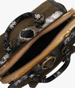 KURT GEIGER LONDON chelsea satchel donkergroen