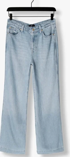 7 FOR ALL MANKIND e wide jeans modern dojo tailorless tre lichtblauw Clearance
