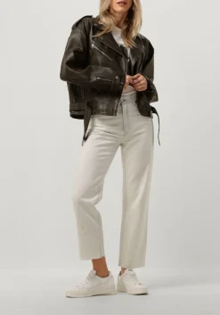 7 FOR ALL MANKIND e bootcut jeans logan stovepipe icy bay with raw cut lichtblauw