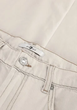 7 FOR ALL MANKIND e bootcut jeans logan stovepipe icy bay with raw cut lichtblauw