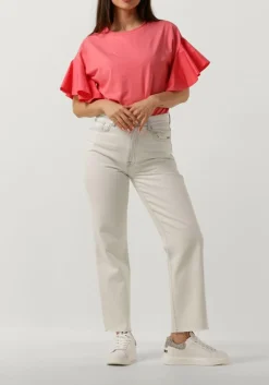 7 FOR ALL MANKIND e bootcut jeans logan stovepipe icy bay with raw cut lichtblauw