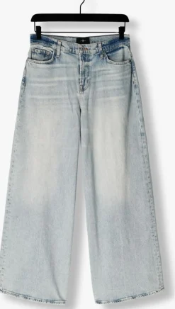 7 FOR ALL MANKIND e straight leg jeans marie wide leg ode to lichtblauw Outlet