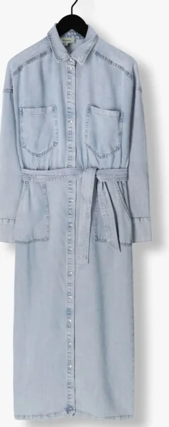 AAIKO e maxi jurk dilien ten 549 lichtblauw Discount