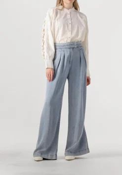 AAIKO e wijde broek frederique ten 520 lichtblauw Best