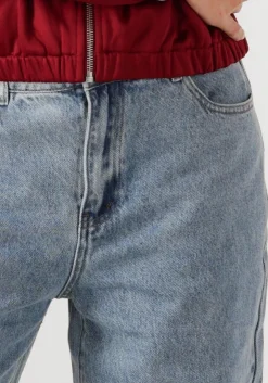 ALIX THE LABEL e wide jeans ladies woven denim pants lichtblauw Sale