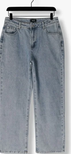 ALIX THE LABEL e wide jeans ladies woven denim pants lichtblauw Sale
