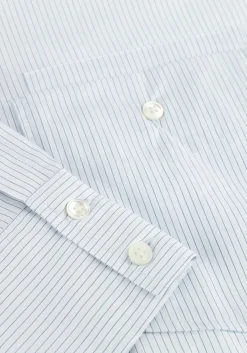 CLOSED e blouses cropped front oversized lichtblauw New