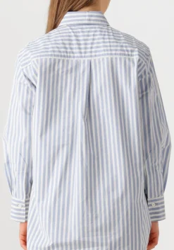 CLOSED e blouses oversize shirt lichtblauw