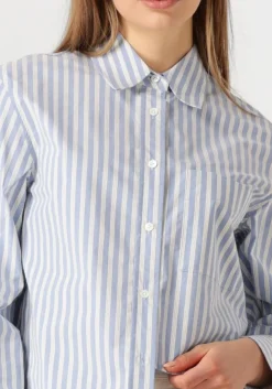 CLOSED e blouses oversize shirt lichtblauw