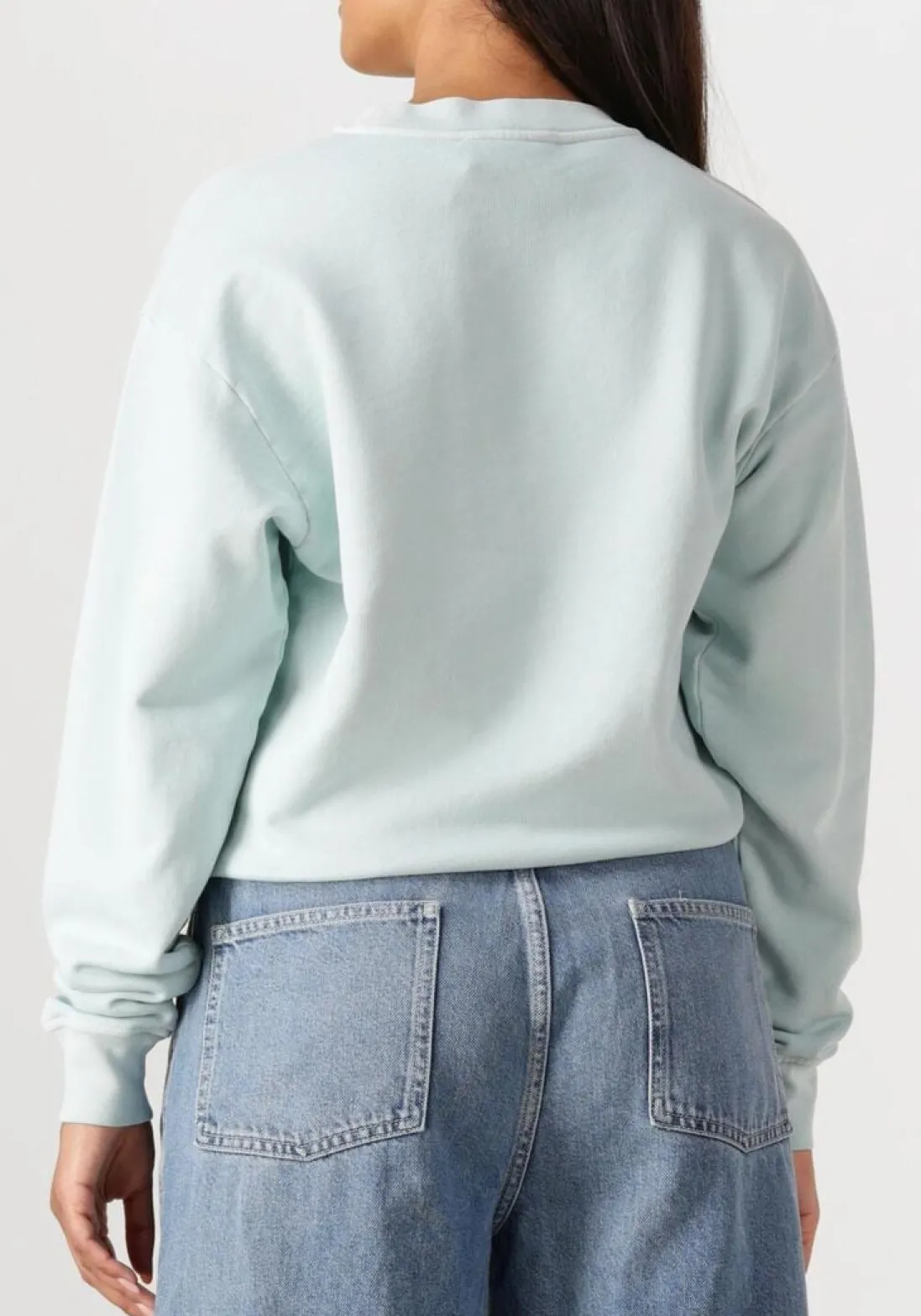 CLOSED e sweater printed sweatshirt lichtblauw Hot