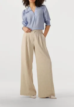 CO'COUTURE e blouses charliecc frill ss shirt lichtblauw Discount