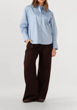 CO'COUTURE e blouses poppy cuff shirt lichtblauw Clearance