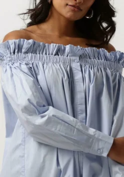 COPENHAGEN MUSE e midi jurk cmshirley-dress lichtblauw Discount