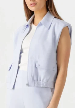 DANTE6 e gilet rowen waistcoat lichtblauw Best