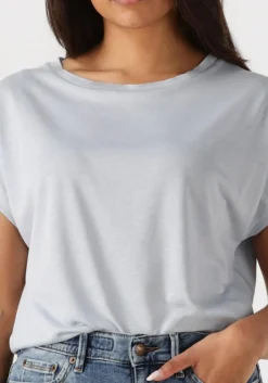 DRYKORN e t-shirt vanope lichtblauw Hot