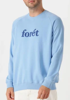 FORÉT e forét sweater spruce sweatshirt lichtblauw New