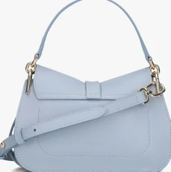 FURLA e handtas flow mini top handle lichtblauw Hot